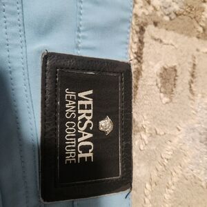 Versace Sky Blue Flare Jeans